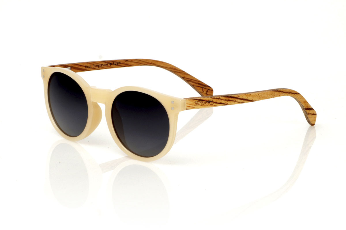 Gafas de Madera Natural de Zebrano modelo INKY - Venta Mayorista y Detalle | Root Sunglasses® 